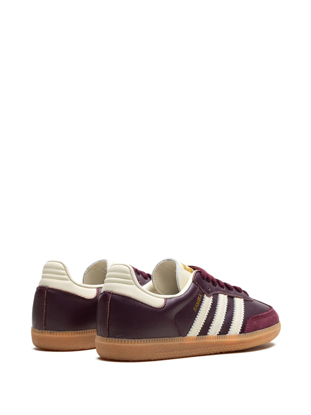 Adidas Samba OG Maroon Gold Metallic