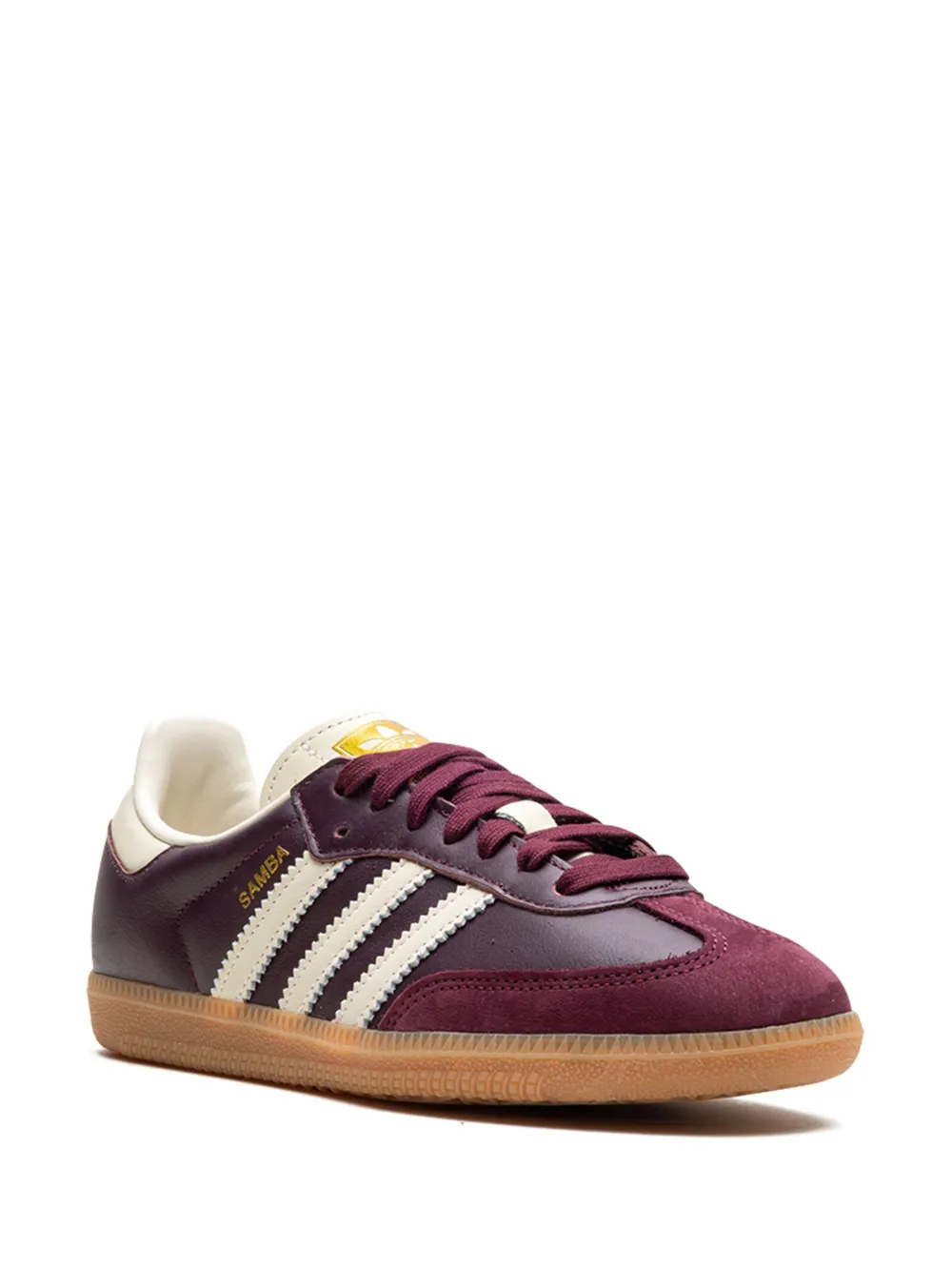 Adidas Samba OG Maroon Gold Metallic