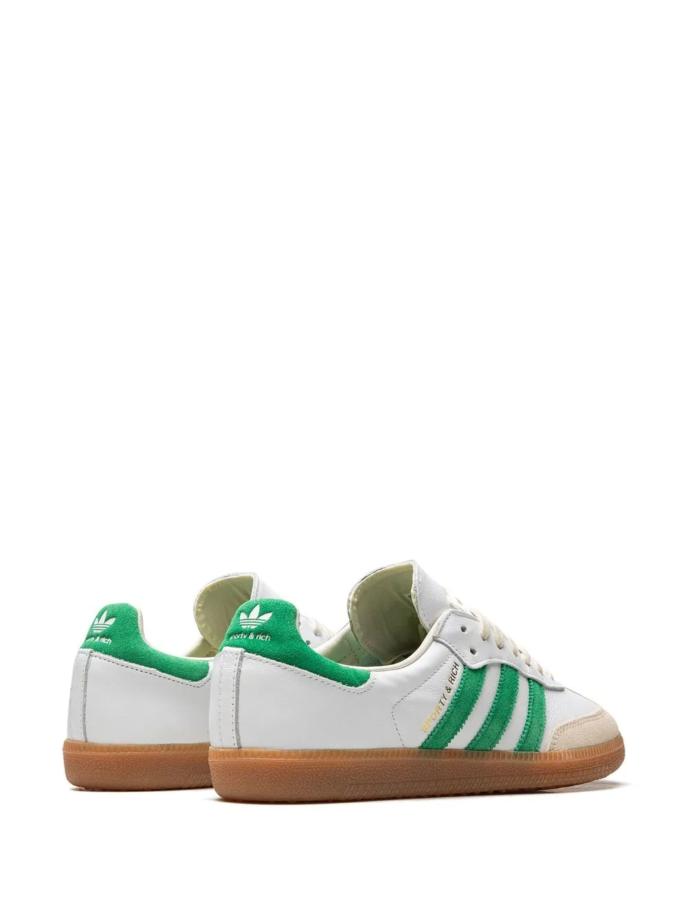 adidas  Samba OG blanches et vert vif