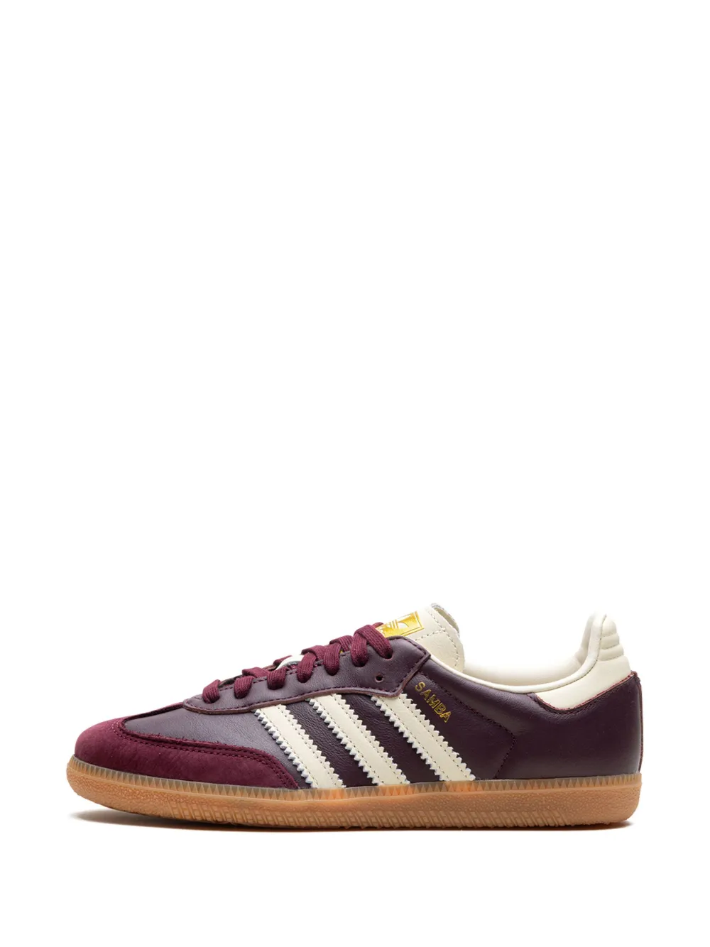 Adidas Samba OG Maroon Gold Metallic